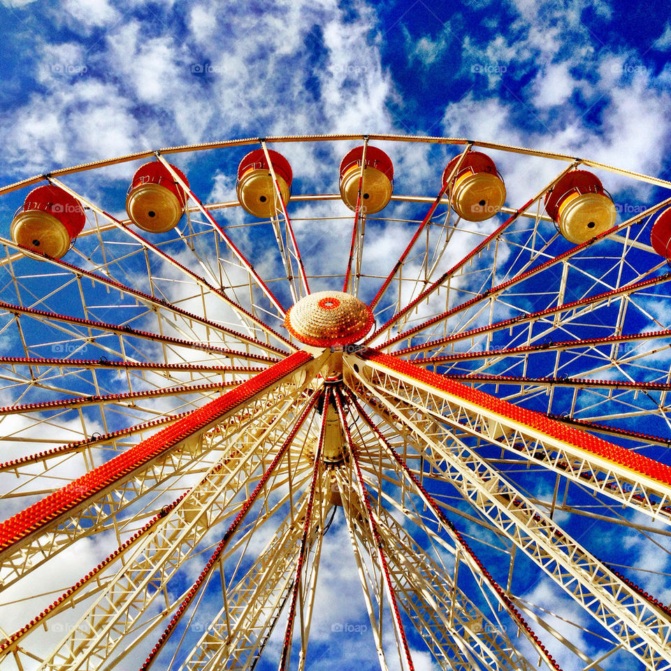 sky ferris wheel blue by photosteron. sky ferris wheel blue by photosteron