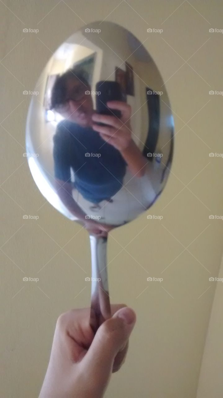 espelho colhér