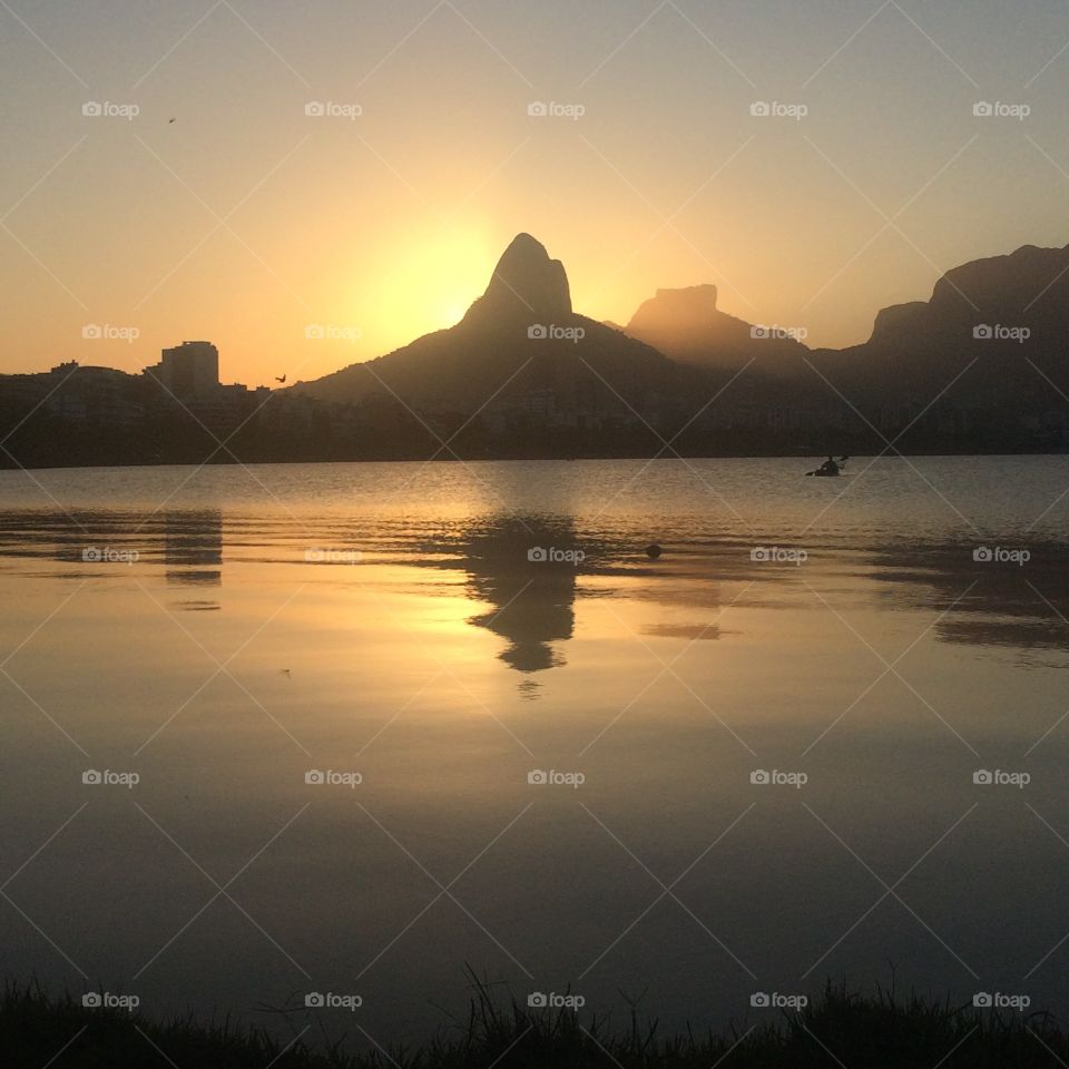 Sunset in Rio