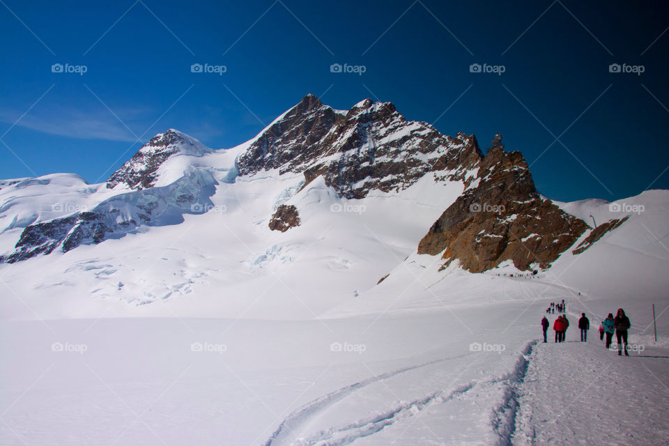 jungfrau snow landscape travel by cmosphotos