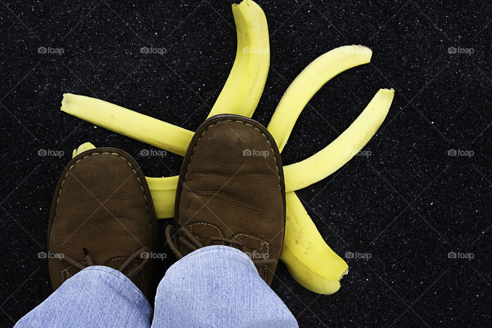From where I stand ... banana peel