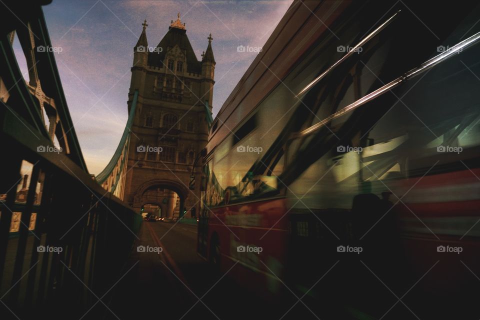 London Tower Bridge & Bus. London Tower Bridge & Bus