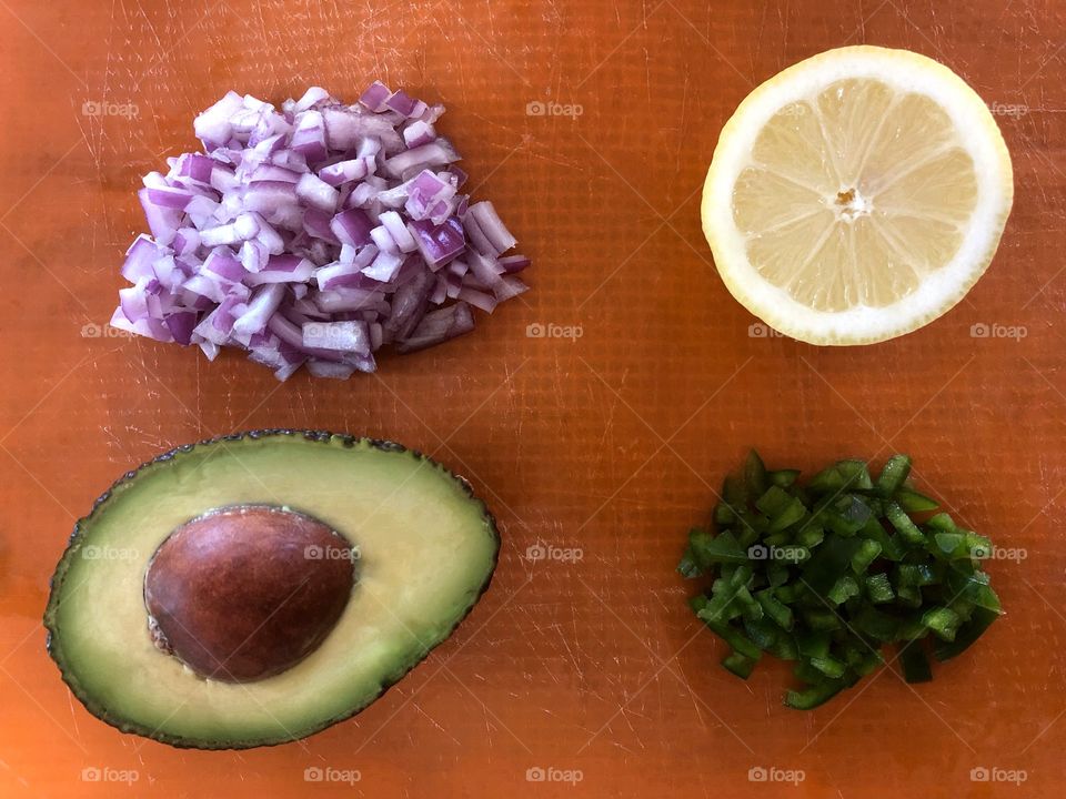 Ingredients For Making Guacamole