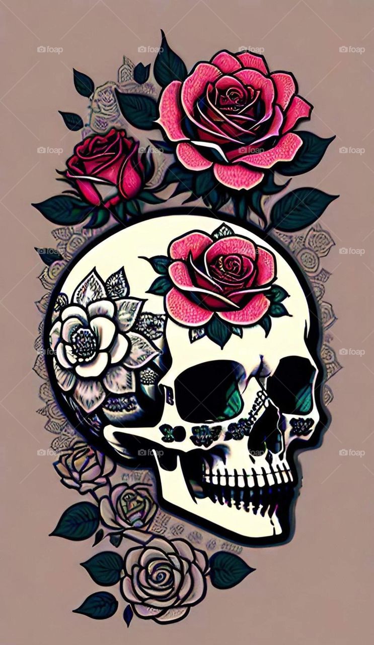 Skull&Flowers