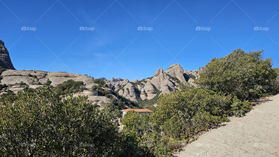 montañas Montserrat catalunya (España)