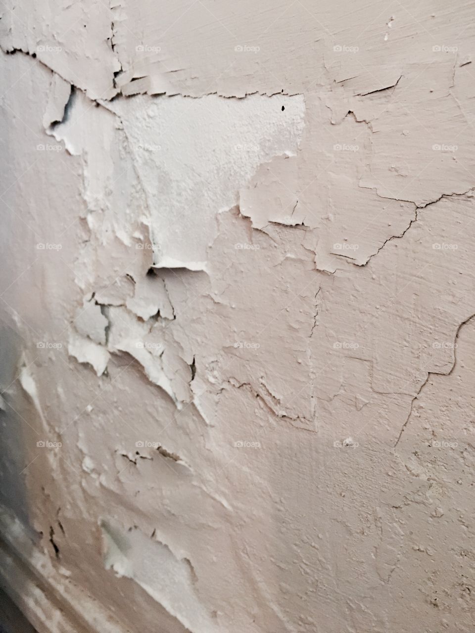 Old chipped wood. Peeling paint. Cracked. Crackle. Texture. Rough. Paint. White. Wallpaper.