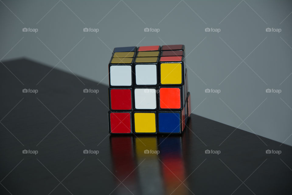 Close-up of a cube