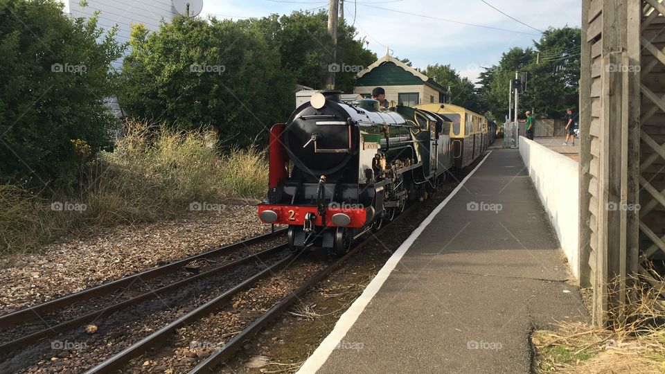 RHDR no.2 northern chief arrives and Romney sands 