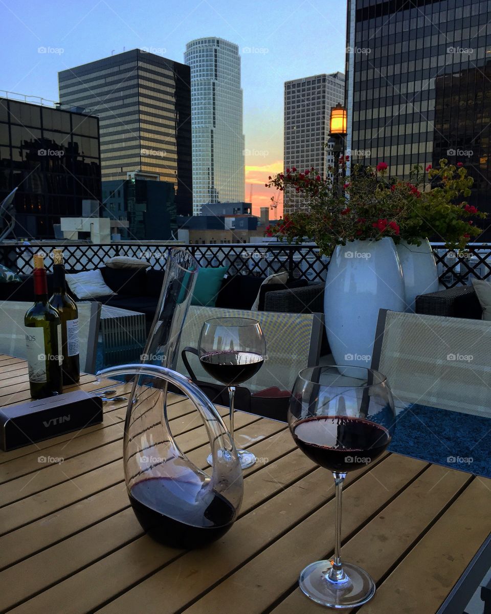 Wine on the roof