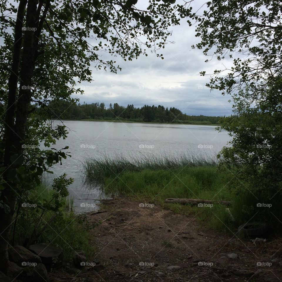 Lake in Sweden