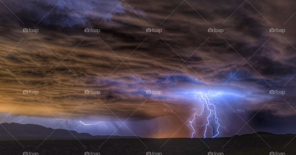 Lightning after dark