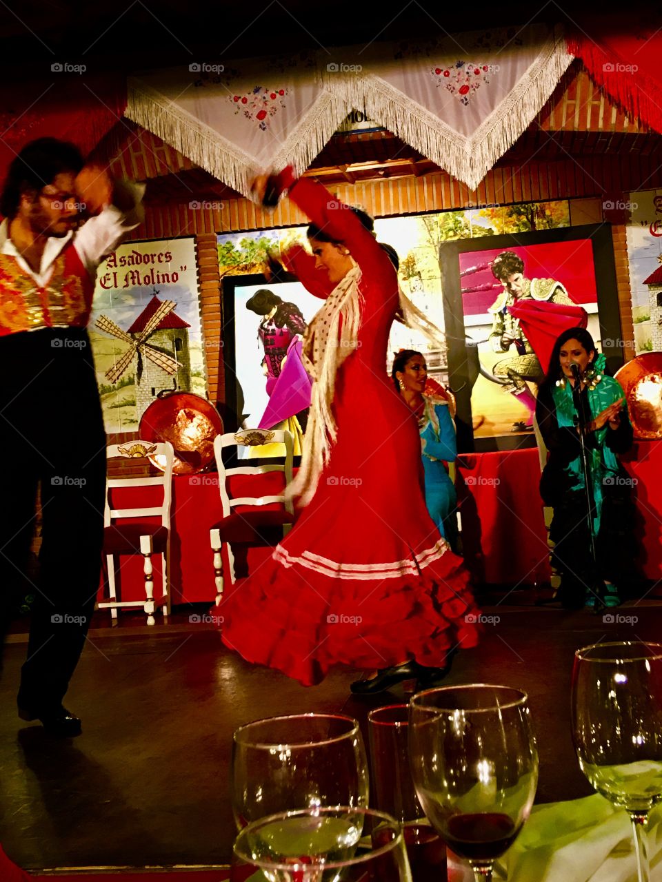 A Spanish folklore dance