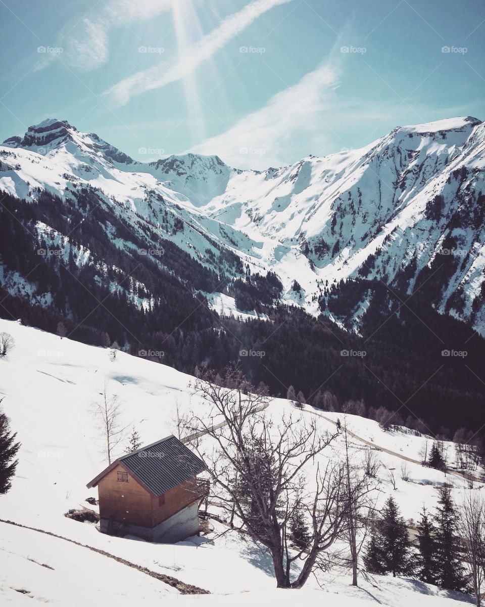 Vue from Villard Reymond 