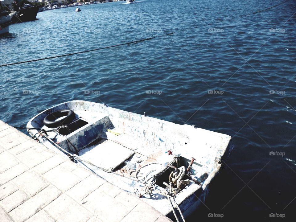 Greek fisherman boat