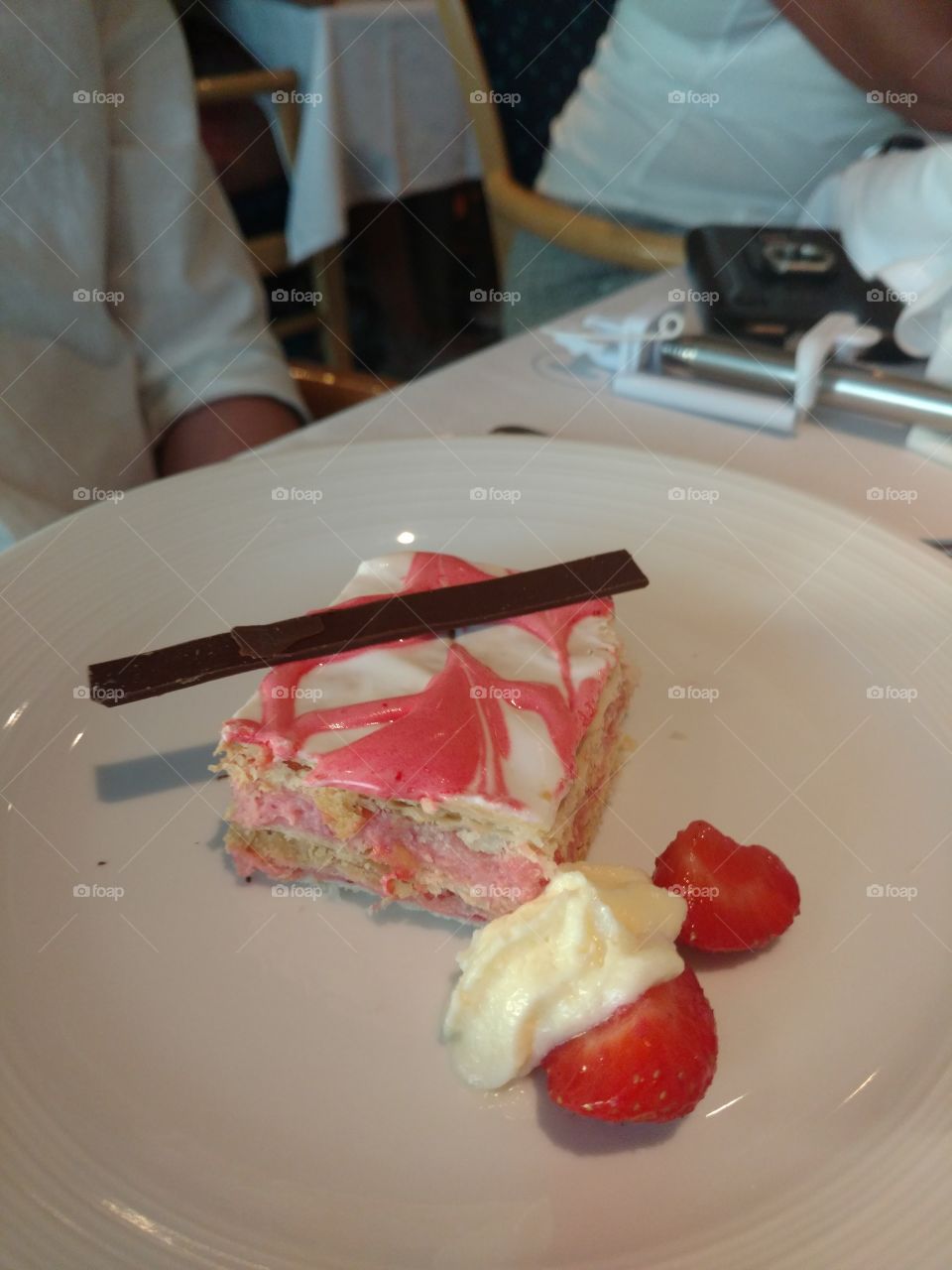 Strawberry Flakey Dessert