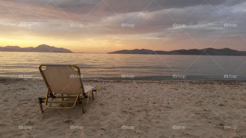Have a seat and enjoy the magic sunset