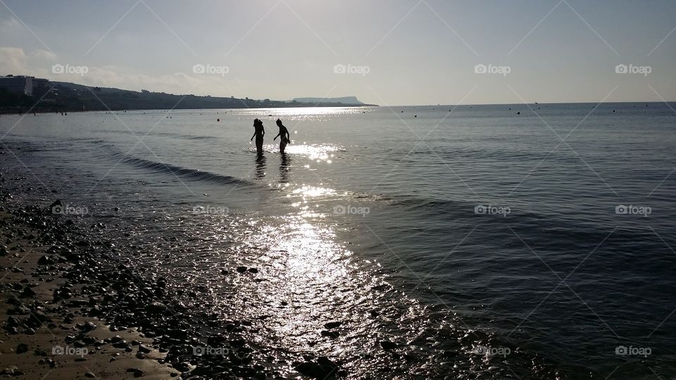 couple on beach