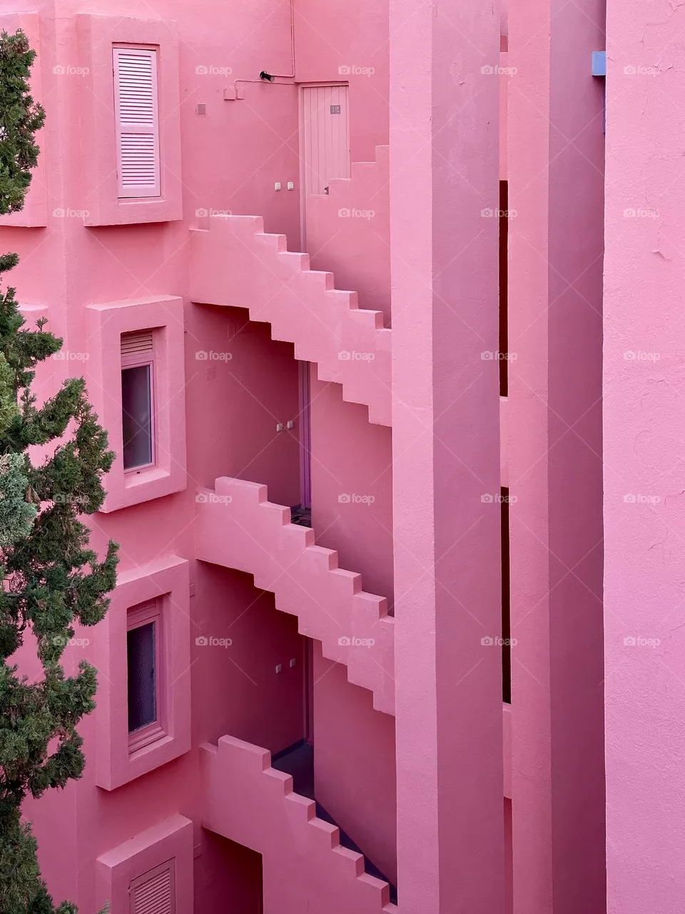 Pink wall