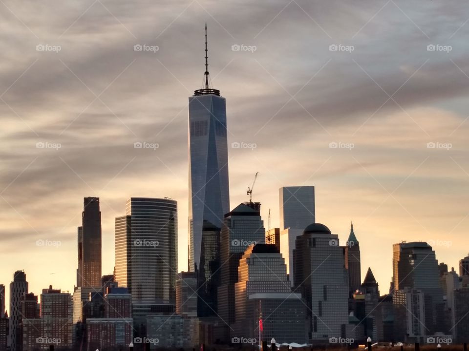 Freedom Tower at dawn
