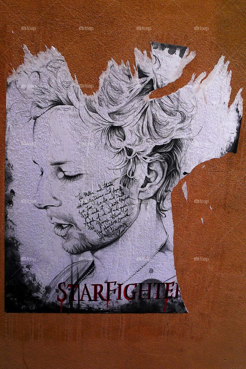 Wheat paste in Rome