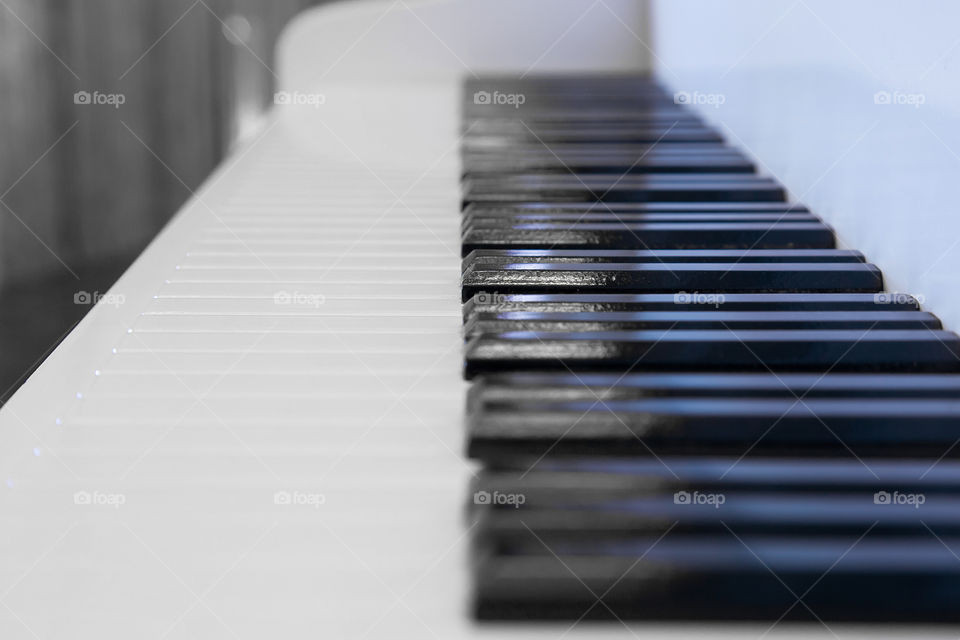 Close-Up Of Piano Keys