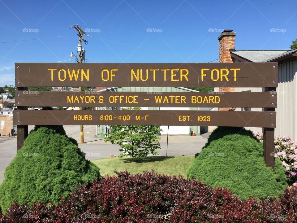 TOWN OF NUTTER FORT
