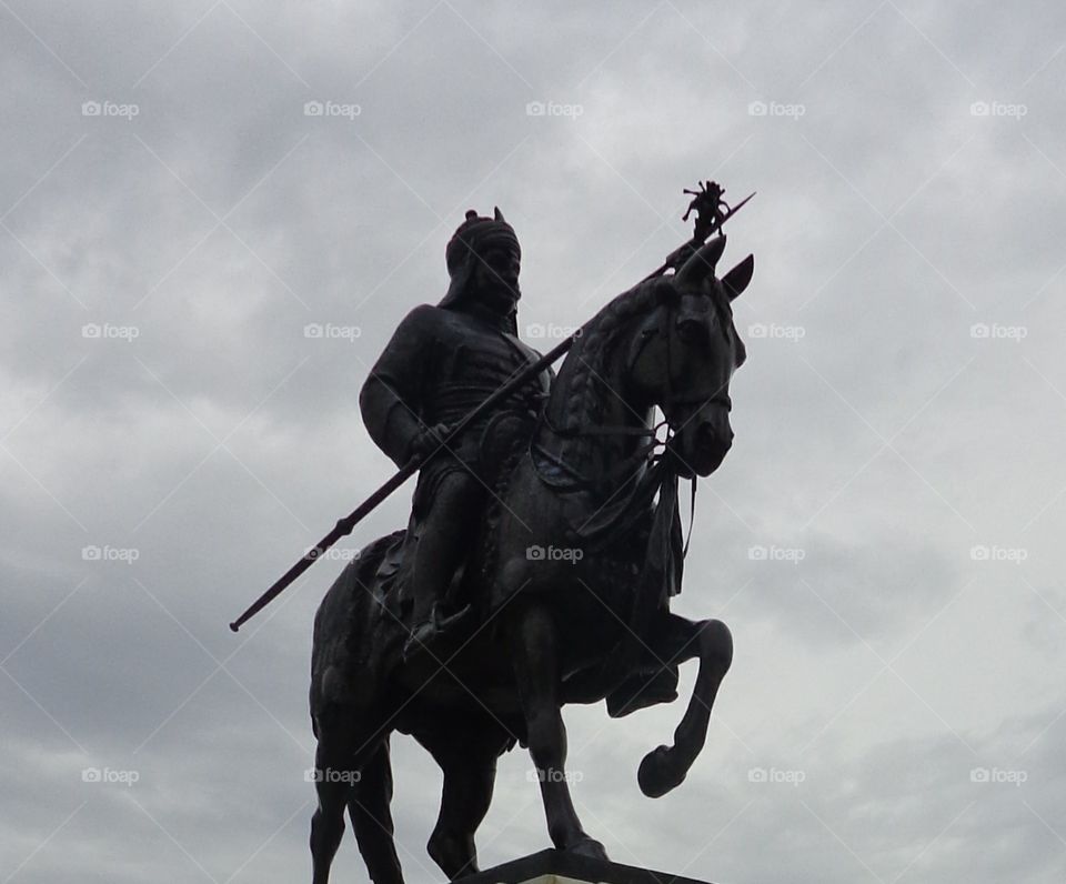Statue of great warrior '' Maharana PRATAP''