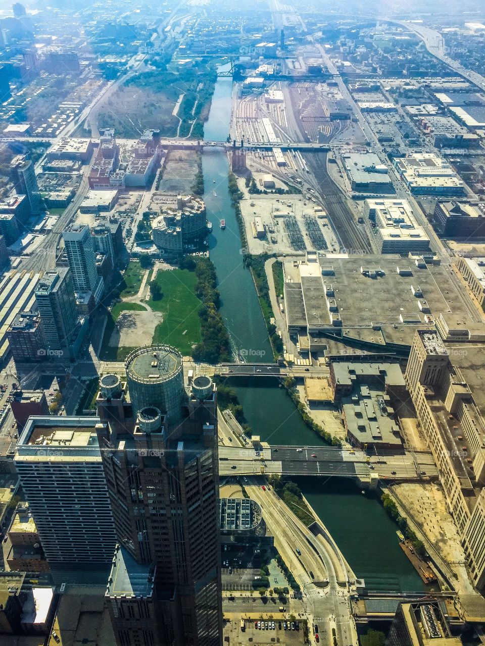 1,450 feet above Chicago