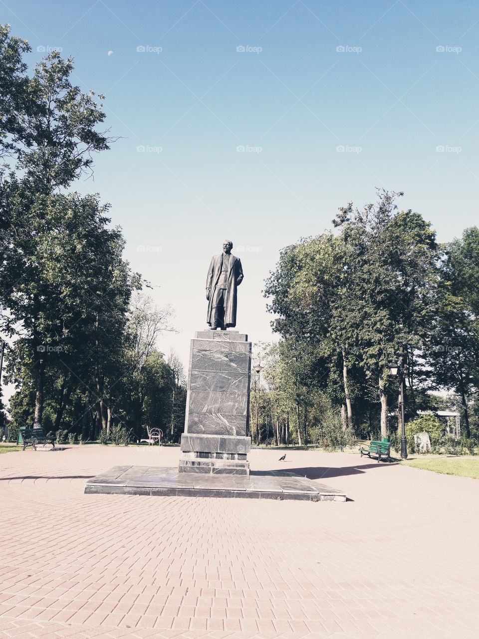 city, Dzerzhinsk, Belarus, summer