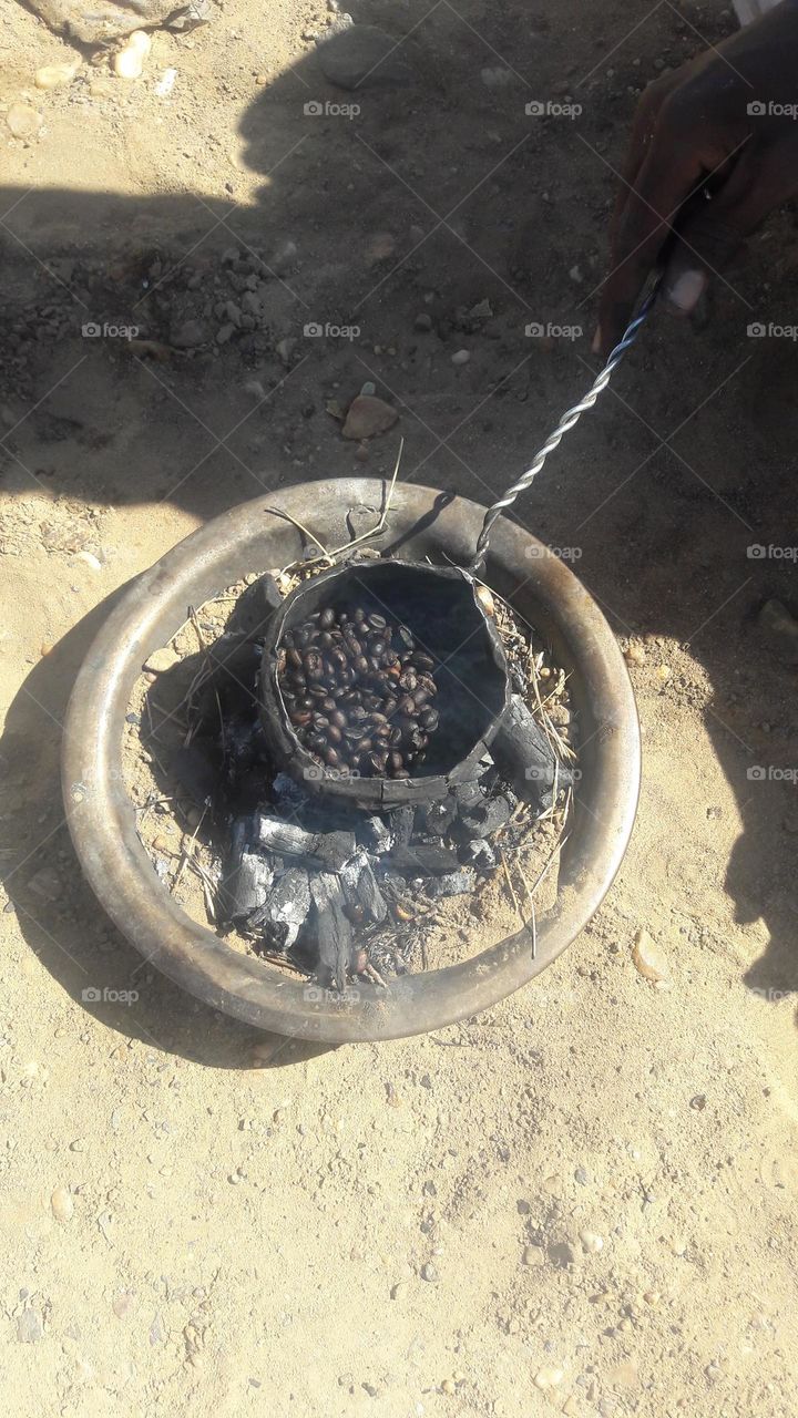 coffee on desert