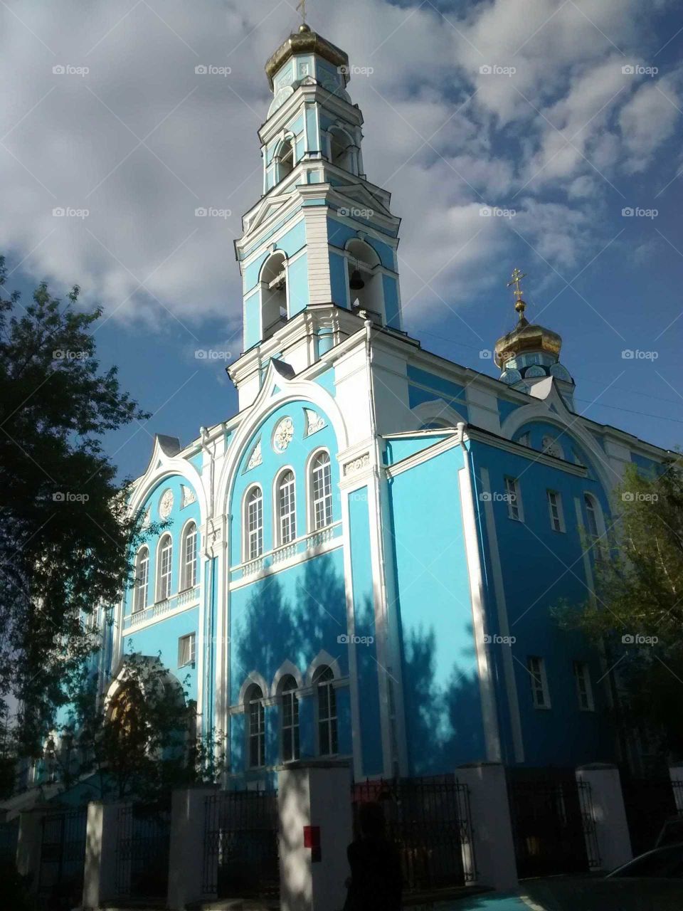 , Russia Blue Church