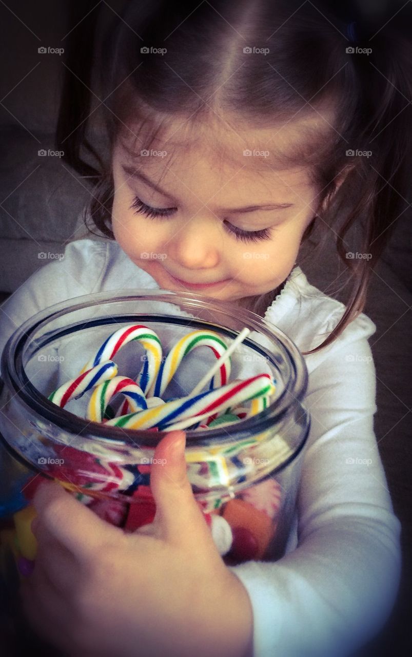 Examining the Candy Jar