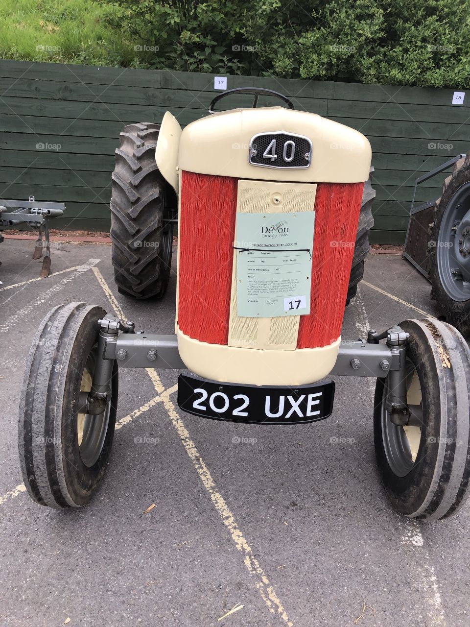 Another impeccably well maintained ancient tractor a 1957 Ferguson.