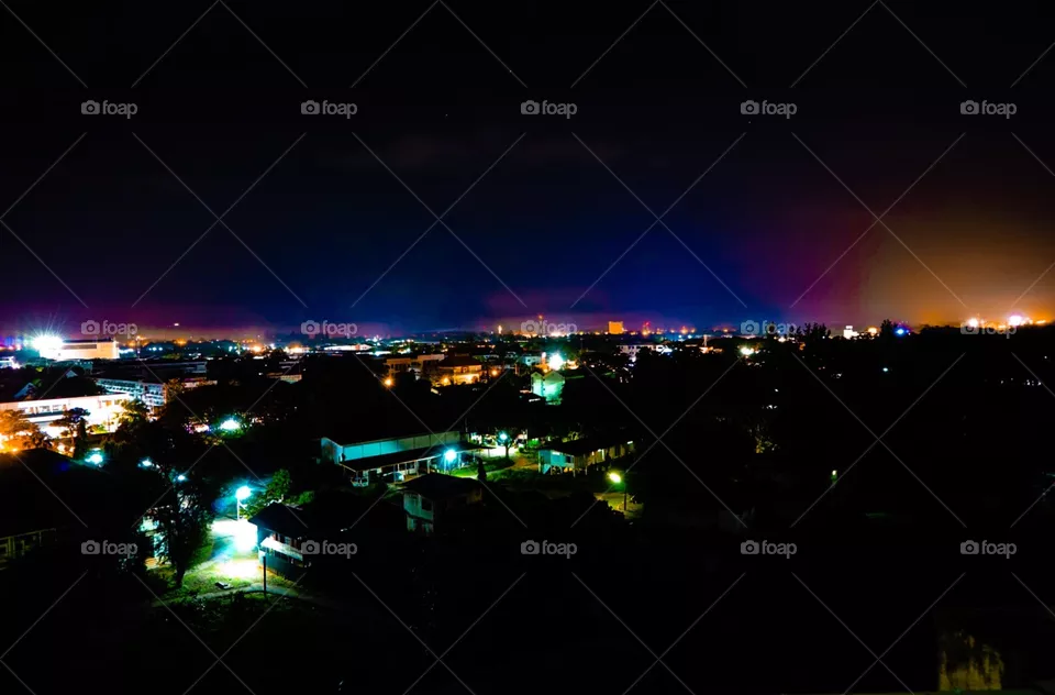Sunset, City, Evening, Light, Dusk
