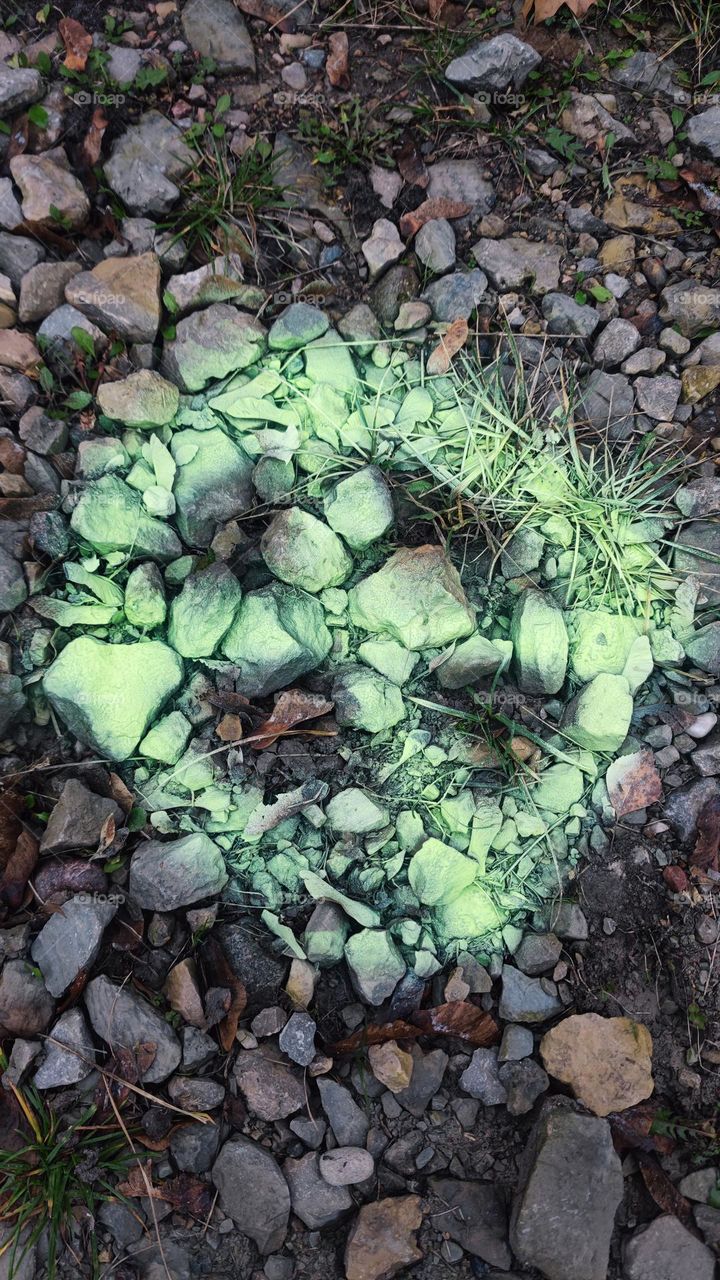 Piešinys ant žemės