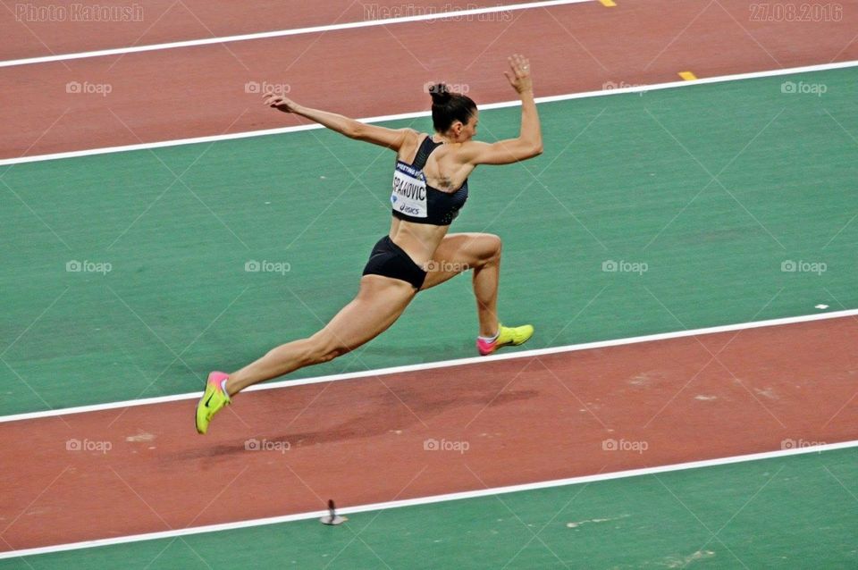 Ivana Spanovic on European Athletics Indoor Championships 2017 (France/Stade de France)