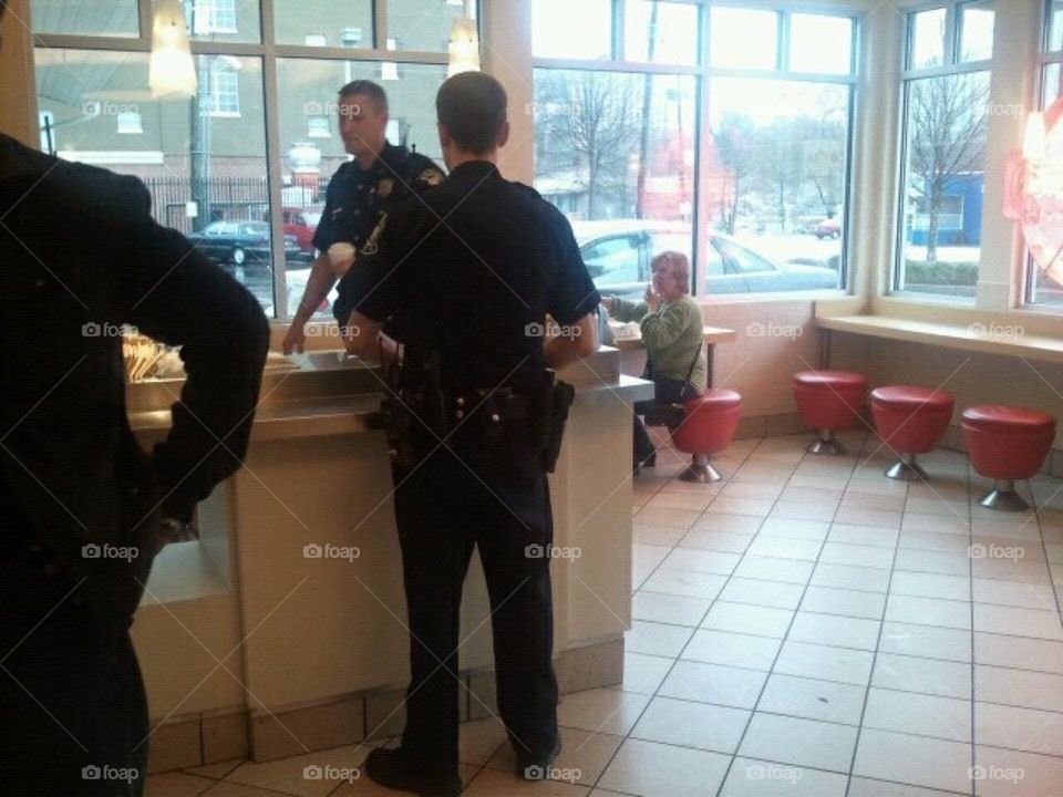 Breakfast and donuts 