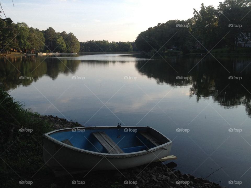 Lake at evening 