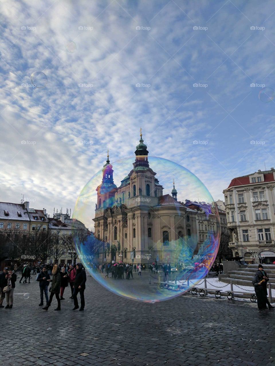 Prague in a bubble