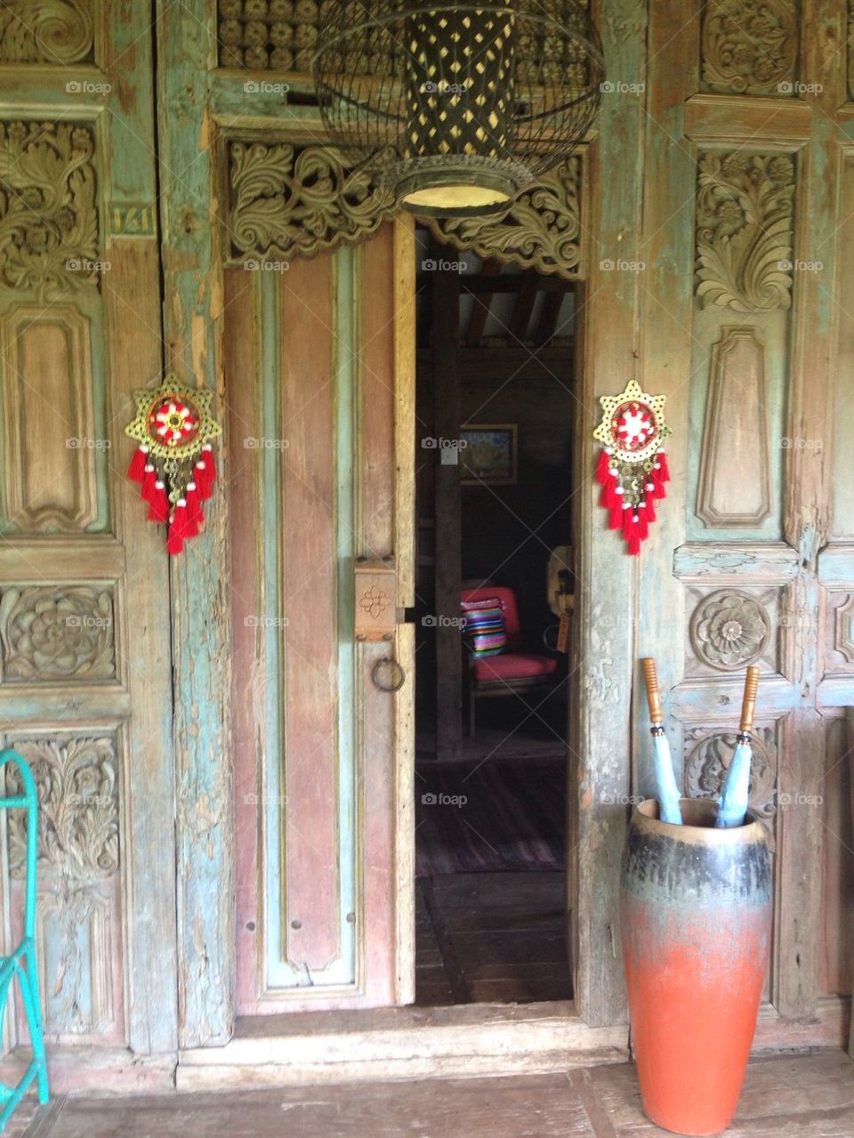 Bali door
