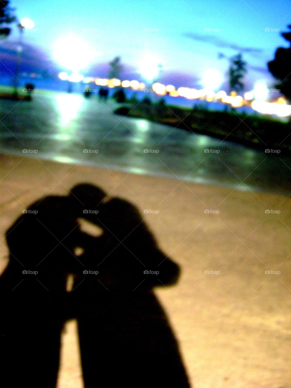 First date under the city lights 