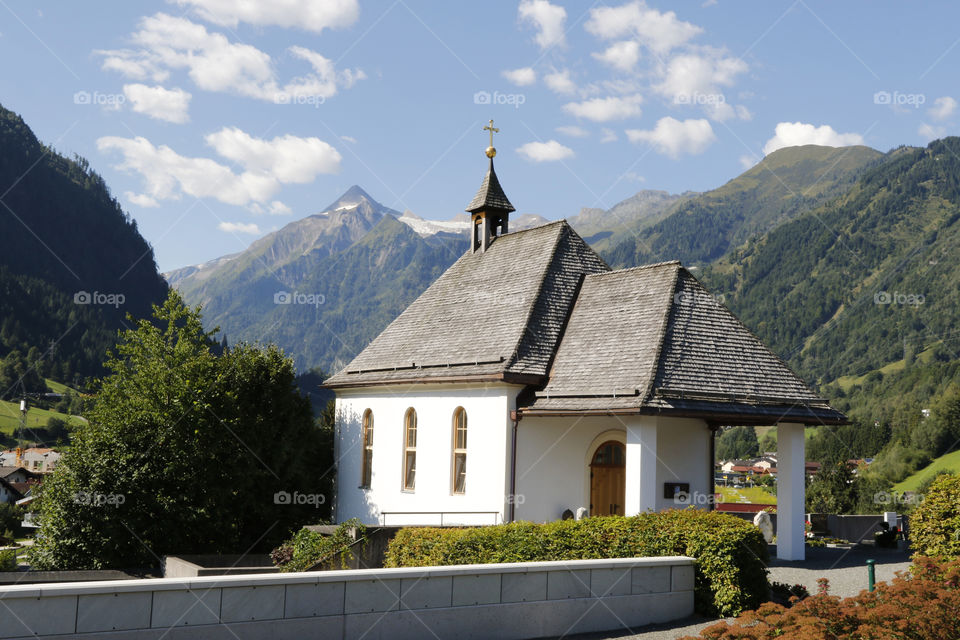 Kaprun Friedhofskapelle church Austria - Österrike