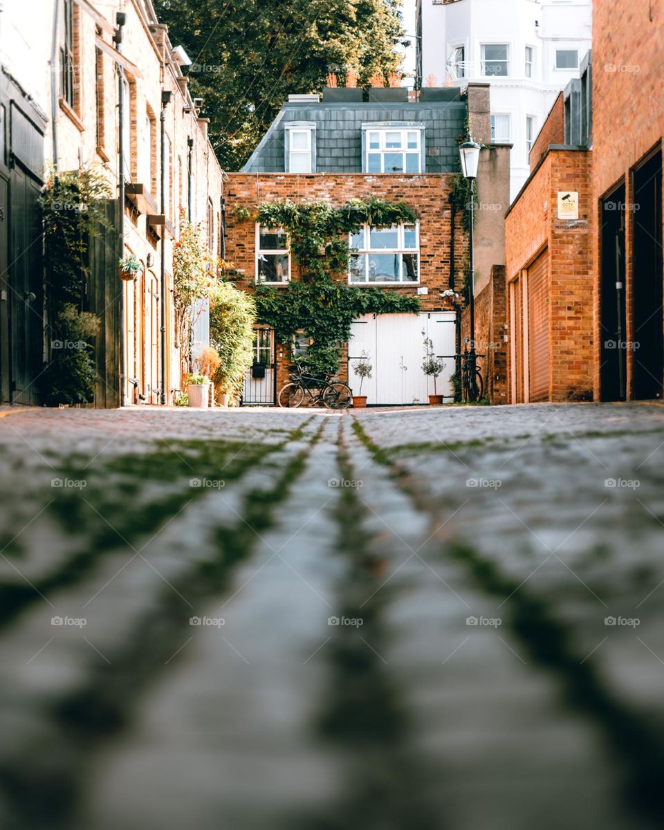 Low angle view on a house