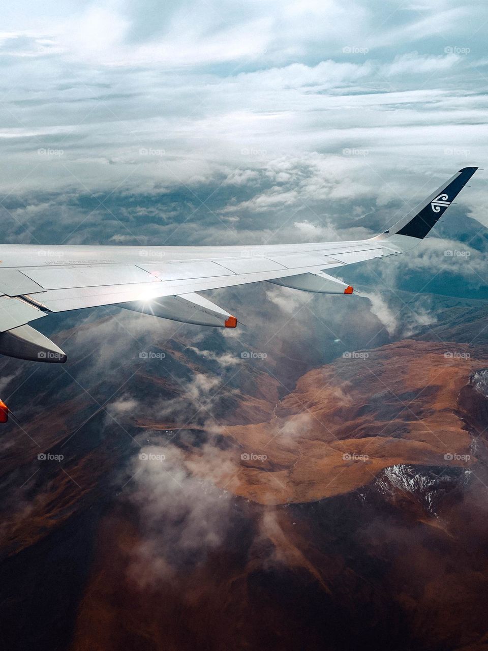 Views from airplane / 飛機外的景色