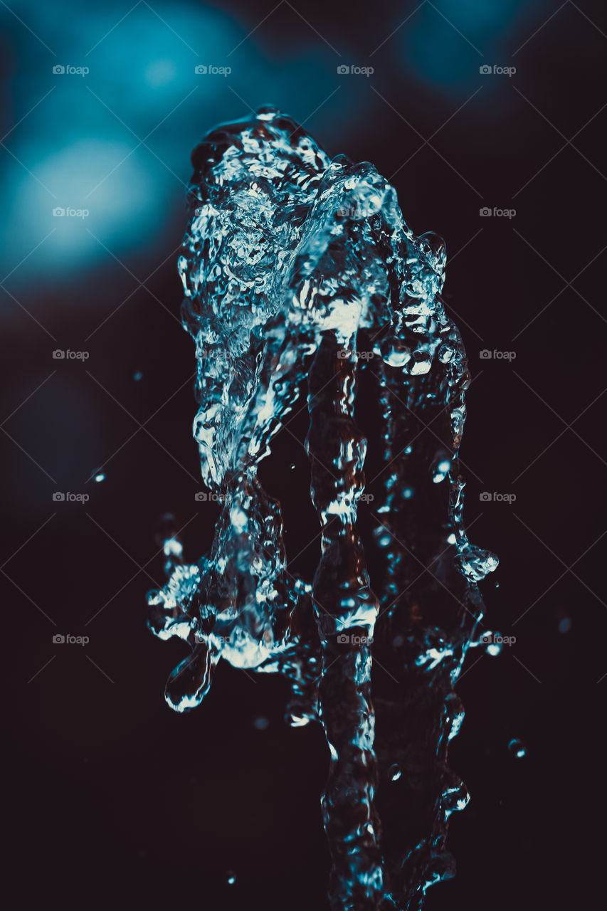 water experience,  splash macro shooting