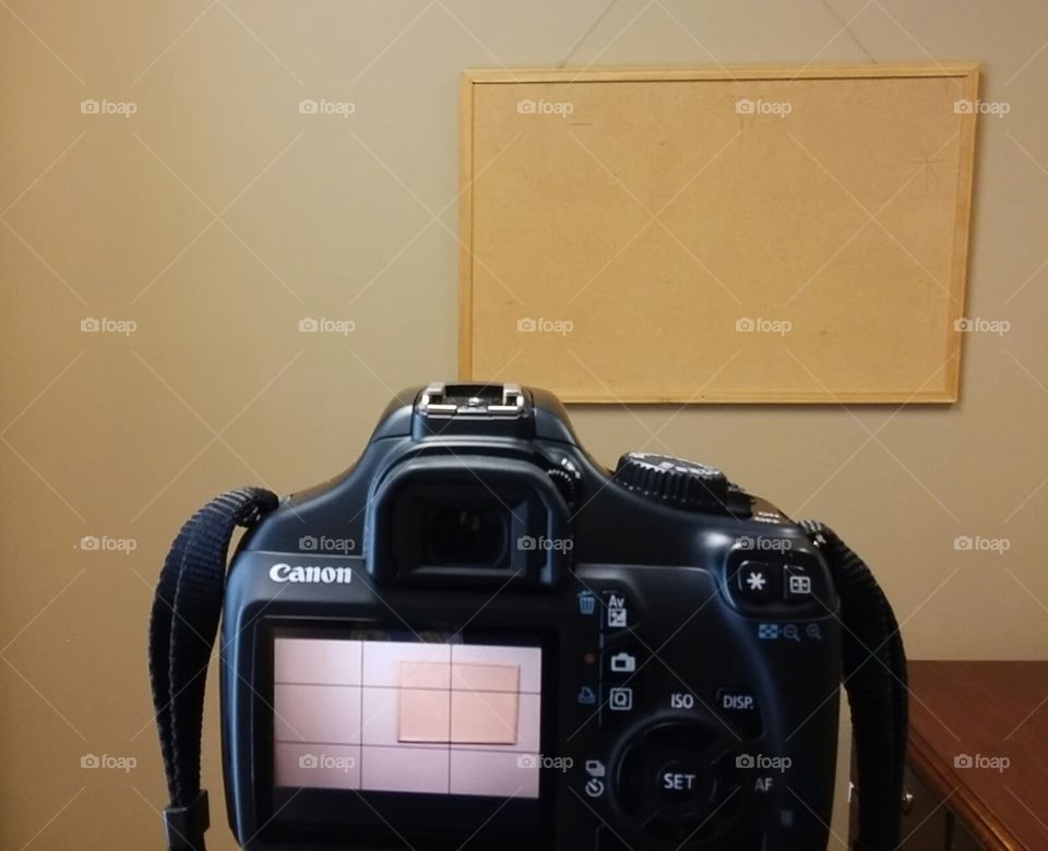 Setting up for presentation