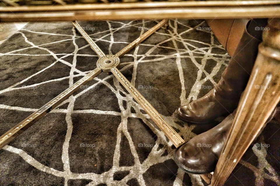 Places. Boots Under the Table