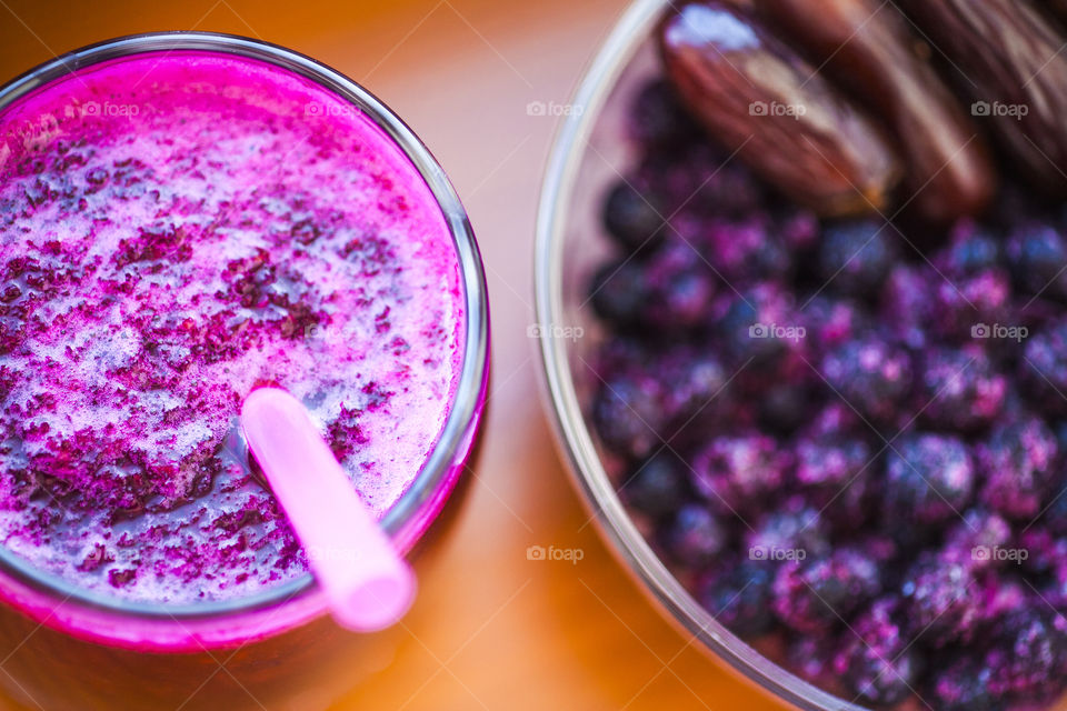 blueberry smoothie 