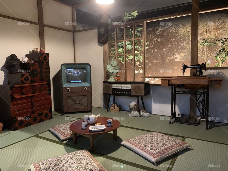 Old Japanese room model