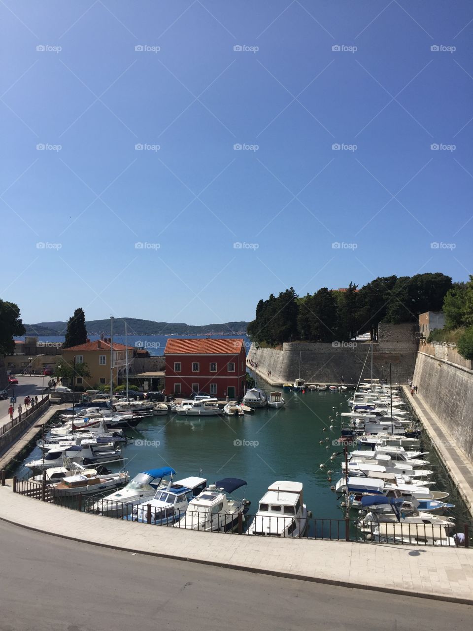 Fosa, small harbour in Zadar